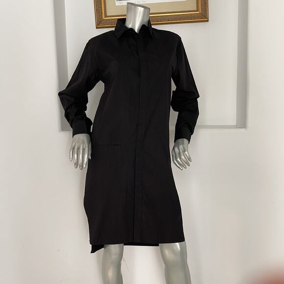OAK Long Sleeve Shirt Dress Black Size XS - Picture 12 of 13